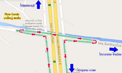 แผนที่พลัมคอนโดให้เช่า